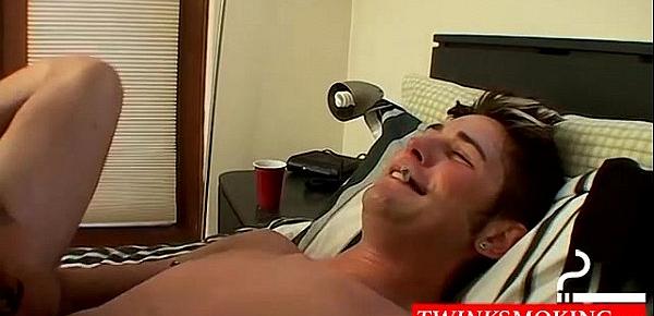  Shane gets his ass drilled by huge cock after giving blowjob
